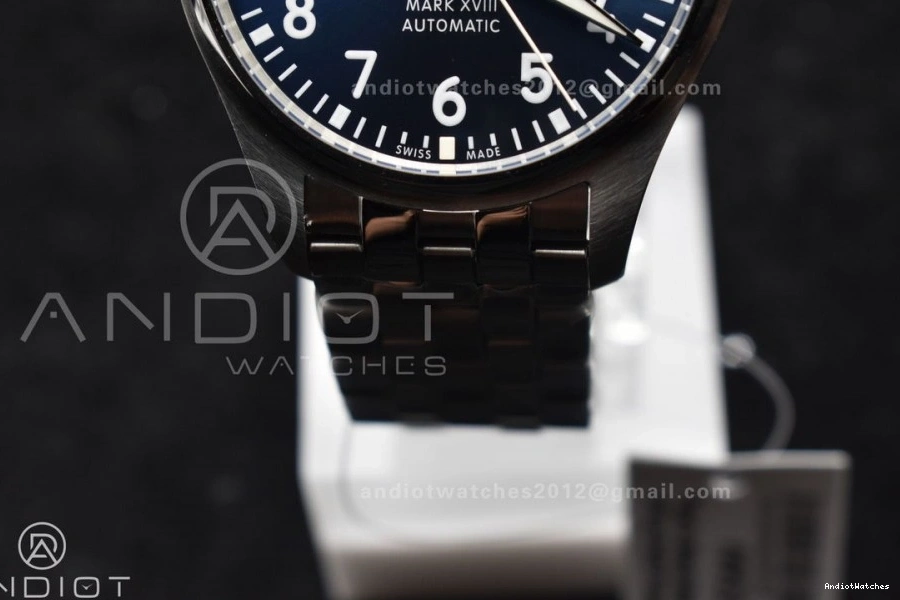 Best V7F SS Edition Bracelet XVIII 903 Asian Mark Breathable 1:1 Blue on ETA Dial 0111